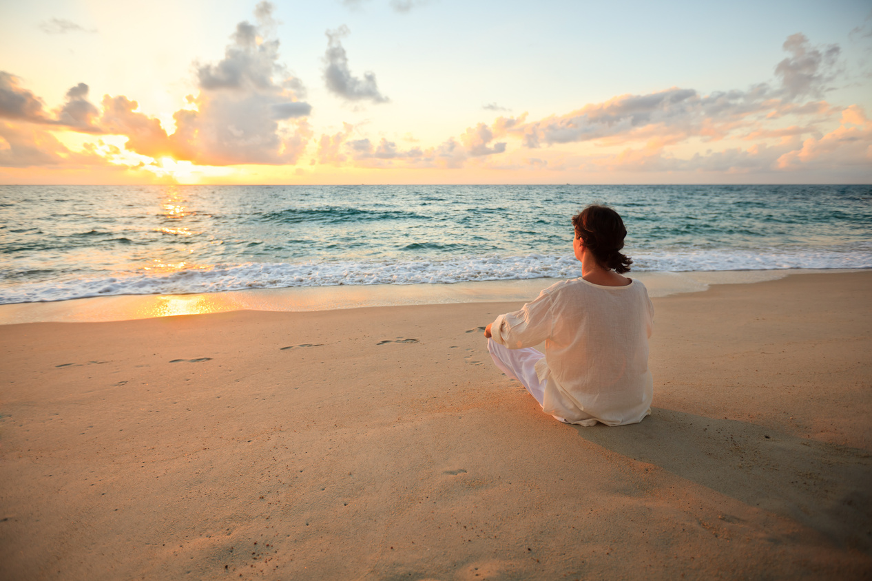 Woman on beach