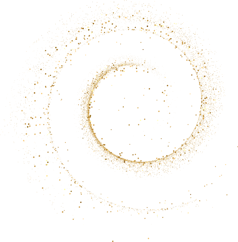 Gold glitter